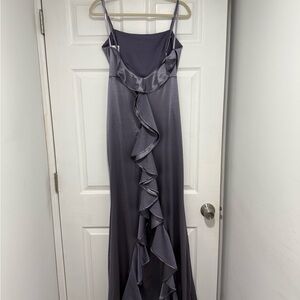 Windsor Lavender Slate Satin Dress
